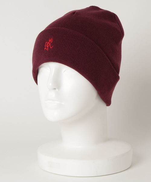 Gramicci(グラミチ)の「【GRAMICCI】WATCH CAP(ニットキャップ/ビーニー・メンズ・チャコールグレー/ブラック/ベージュ/ネイビー/オリーブ/チョコ/マルーン/グレイッシュベージュ/ゴールド/レッド・FREE)」の9枚目の写真