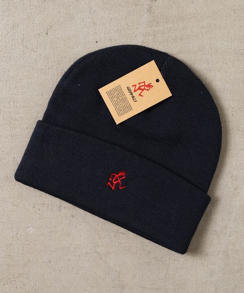 Gramicci(グラミチ)の「【GRAMICCI】WATCH CAP(ニットキャップ/ビーニー・メンズ・チャコールグレー/ブラック/ベージュ/ネイビー/オリーブ/チョコ/マルーン/グレイッシュベージュ/ゴールド/レッド・FREE)」の8枚目の写真