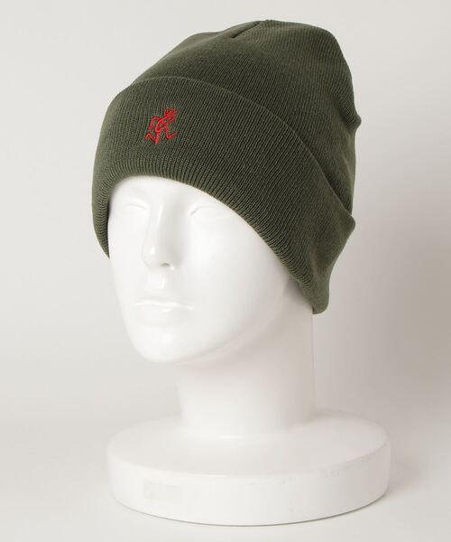Gramicci(グラミチ)の「【GRAMICCI】WATCH CAP(ニットキャップ/ビーニー・メンズ・チャコールグレー/ブラック/ベージュ/ネイビー/オリーブ/チョコ/マルーン/グレイッシュベージュ/ゴールド/レッド・FREE)」の15枚目の写真