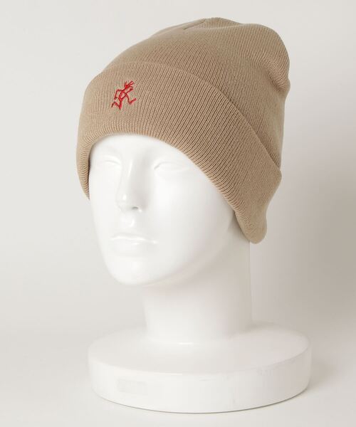 Gramicci(グラミチ)の「【GRAMICCI】WATCH CAP(ニットキャップ/ビーニー・メンズ・チャコールグレー/ブラック/ベージュ/ネイビー/オリーブ/チョコ/マルーン/グレイッシュベージュ/ゴールド/レッド・FREE)」の16枚目の写真