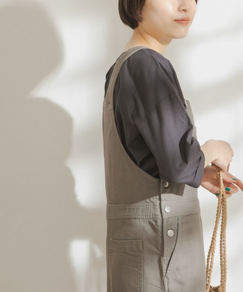 FORK&SPOON（フォークアンドスプーン）の「FORK&SPOON　ドビーブラウス（シャツ/ブラウス・レディース・チャコールグレー/ストライプ・ONE）」の14枚目の写真