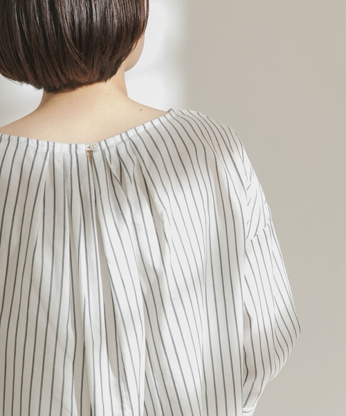 FORK&SPOON（フォークアンドスプーン）の「FORK&SPOON　ドビーブラウス（シャツ/ブラウス・レディース・チャコールグレー/ストライプ・ONE）」の18枚目の写真