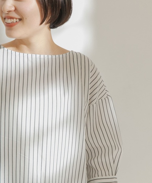 FORK&SPOON（フォークアンドスプーン）の「FORK&SPOON　ドビーブラウス（シャツ/ブラウス・レディース・チャコールグレー/ストライプ・ONE）」の19枚目の写真