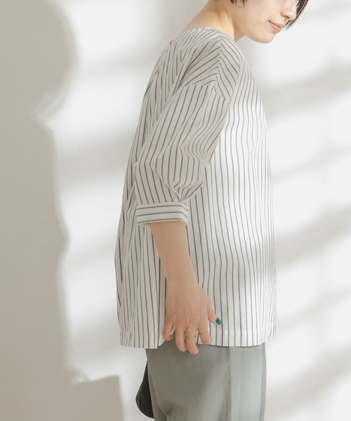 FORK&SPOON（フォークアンドスプーン）の「FORK&SPOON　ドビーブラウス（シャツ/ブラウス・レディース・チャコールグレー/ストライプ・ONE）」の20枚目の写真