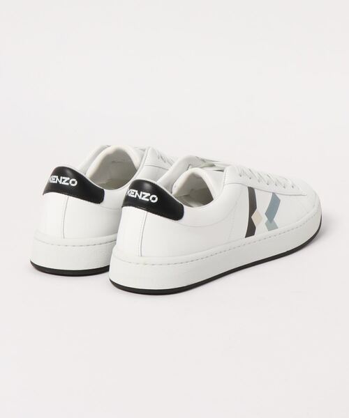 KENZO（ケンゾー）の「レザースニーカー KENZO Kourt Kロゴ 