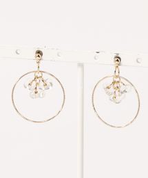 【ett】クリアフープピアス