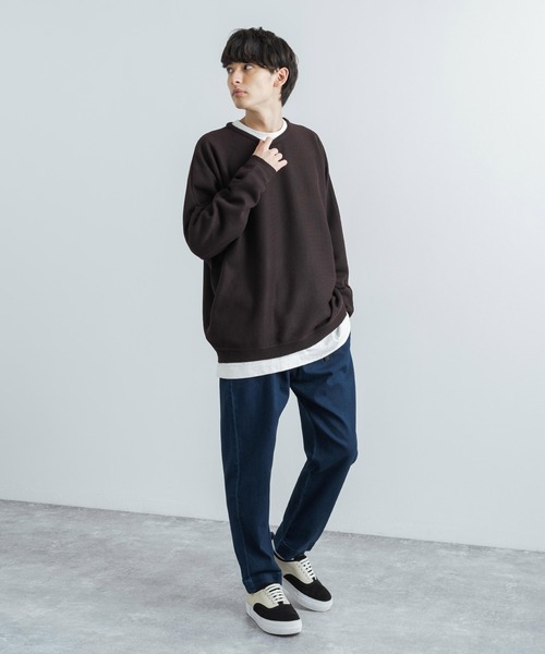 Mark Gonzales（マーク・ゴンザレス）の「MARK GONZALES マークゴンザレス 別注 ストレッチツイルワイドスケーターシェフパンツ（デニムパンツ・メンズ・ベージュ/ブラック/ブルー/ネイビー/サックスブルー/アイボリー/オリーブ・M/L/XL）」の17枚目の写真