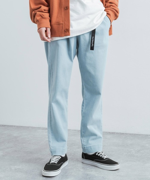 Mark Gonzales（マーク・ゴンザレス）の「MARK GONZALES マークゴンザレス 別注 ストレッチツイルワイドスケーターシェフパンツ（デニムパンツ・メンズ・ベージュ/ブラック/ブルー/ネイビー/サックスブルー/アイボリー/オリーブ・M/L/XL）」の20枚目の写真