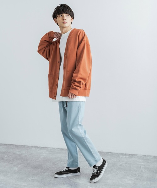 Mark Gonzales（マーク・ゴンザレス）の「MARK GONZALES マークゴンザレス 別注 ストレッチツイルワイドスケーターシェフパンツ（デニムパンツ・メンズ・ベージュ/ブラック/ブルー/ネイビー/サックスブルー/アイボリー/オリーブ・M/L/XL）」の21枚目の写真