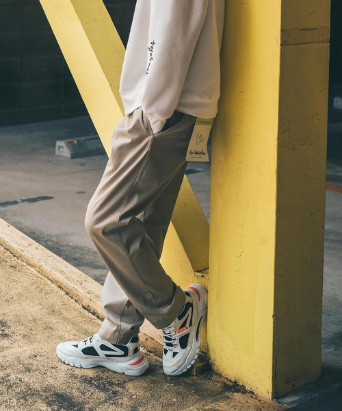 Mark Gonzales（マーク・ゴンザレス）の「MARK GONZALES マークゴンザレス 別注 ストレッチツイルワイドスケーターシェフパンツ（デニムパンツ・メンズ・ベージュ/ブラック/ブルー/ネイビー/サックスブルー/アイボリー/オリーブ・M/L/XL）」の9枚目の写真