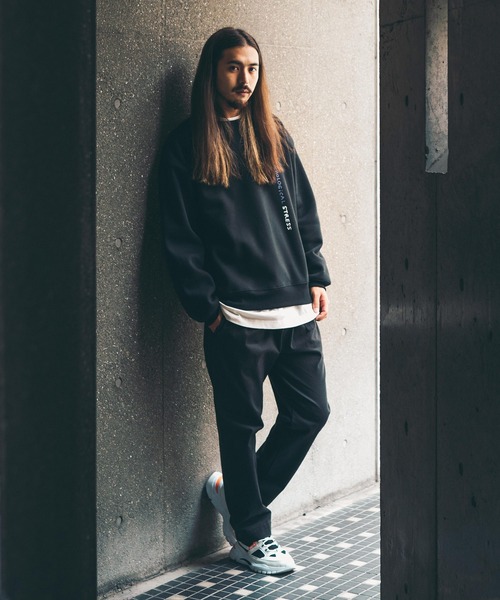 Mark Gonzales（マーク・ゴンザレス）の「MARK GONZALES マークゴンザレス 別注 ストレッチツイルワイドスケーターシェフパンツ（デニムパンツ・メンズ・ベージュ/ブラック/ブルー/ネイビー/サックスブルー/アイボリー/オリーブ・M/L/XL）」の10枚目の写真