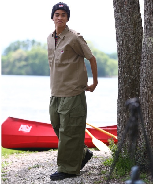 BEN DAVIS（ベンデイビス）の「《BEN DAVIS》COTTON WIDE CARGO PANTS（カーゴパンツ・メンズ・ベージュ/オリーブ/ブラック・MEDIUM/LARGE/X-LARGE）」の14枚目の写真