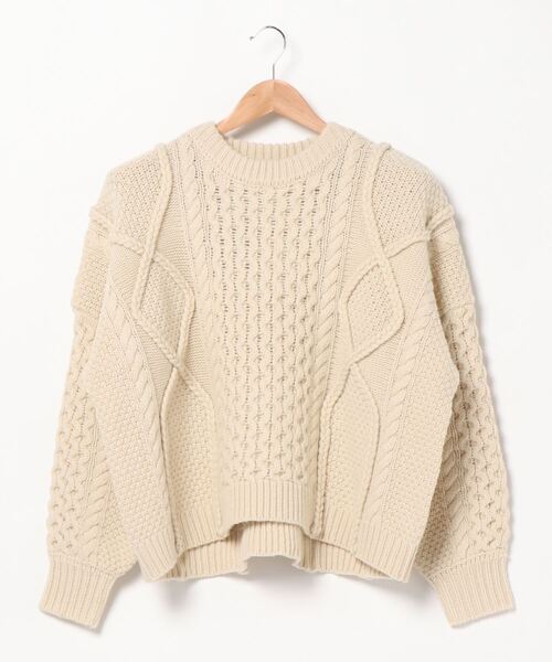 ニット/セーター CLANE - CLANE 3D CABLE WIDE KNIT CLANE（クラネ）の「3D CABLE WIDE KNIT TOPS（ニット/セーター