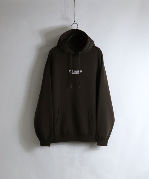 ILL'S(イルズ)の「ILL'S / イルズ ボーイ / ガール イラストビッグパーカー(パーカー・メンズ・ホワイト/ブラック/ベージュ/ブラウン/サックスブルー/ホワイト系その他・M/L)」の12枚目の写真