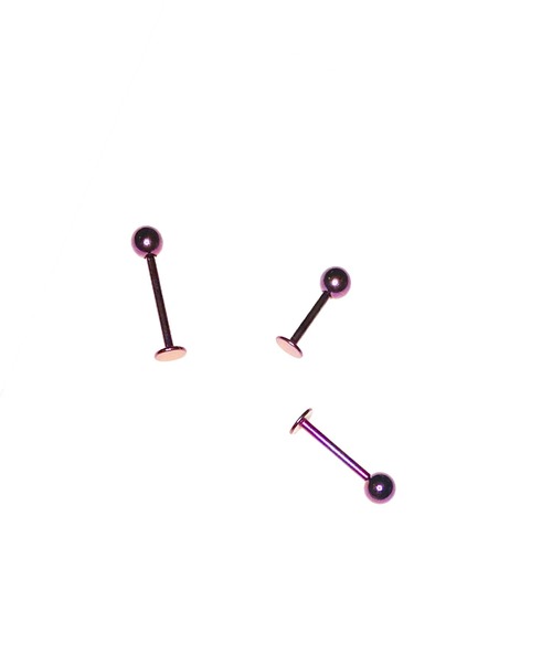 MORPH(モルフ)の「MORPH モルフ ラブレット ボディーピアス 16ゲージ 6mm~12mm(ピアス(片耳用)・レディース・ダークパープル・10/12/6/8)」の1枚目の写真