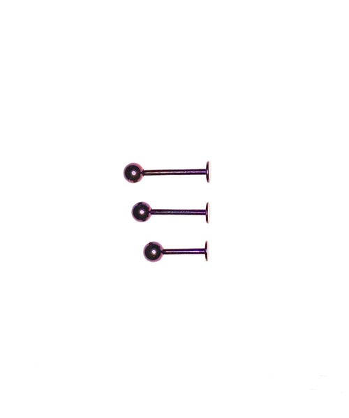 MORPH(モルフ)の「MORPH モルフ ラブレット ボディーピアス 16ゲージ 6mm~12mm(ピアス(片耳用)・レディース・ダークパープル・10/12/6/8)」の2枚目の写真