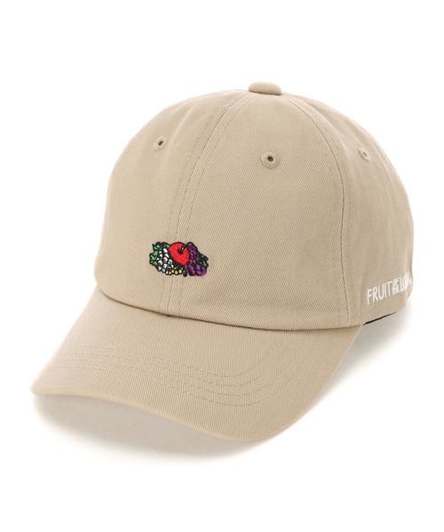 FRUIT OF THE LOOM(フルーツオブザルーム)の「FRUIT OF THE LOOM 【KIDS】LOGO EMB LOW CAP(キャップ・キッズ・グリーン/ブラック/ベージュ/ホワイト/パープル/レッド・FREE)」の4枚目の写真