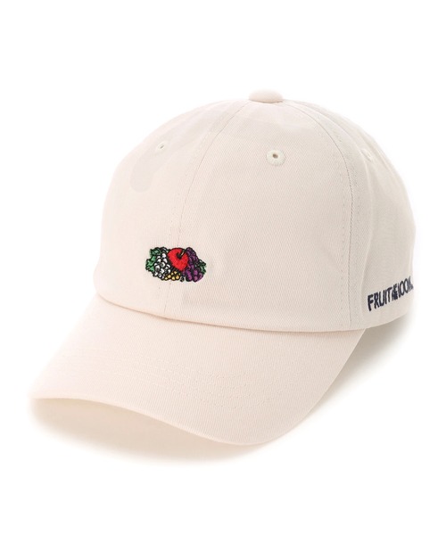 FRUIT OF THE LOOM(フルーツオブザルーム)の「FRUIT OF THE LOOM 【KIDS】LOGO EMB LOW CAP(キャップ・キッズ・グリーン/ブラック/ベージュ/ホワイト/パープル/レッド・FREE)」の2枚目の写真