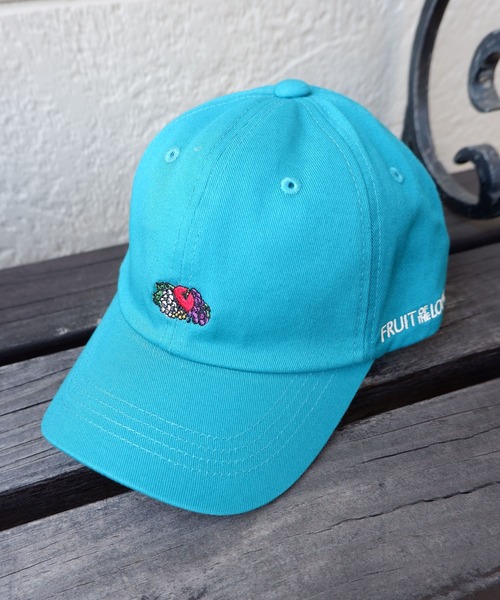 FRUIT OF THE LOOM(フルーツオブザルーム)の「FRUIT OF THE LOOM 【KIDS】LOGO EMB LOW CAP(キャップ・キッズ・グリーン/ブラック/ベージュ/ホワイト/パープル/レッド・FREE)」の5枚目の写真