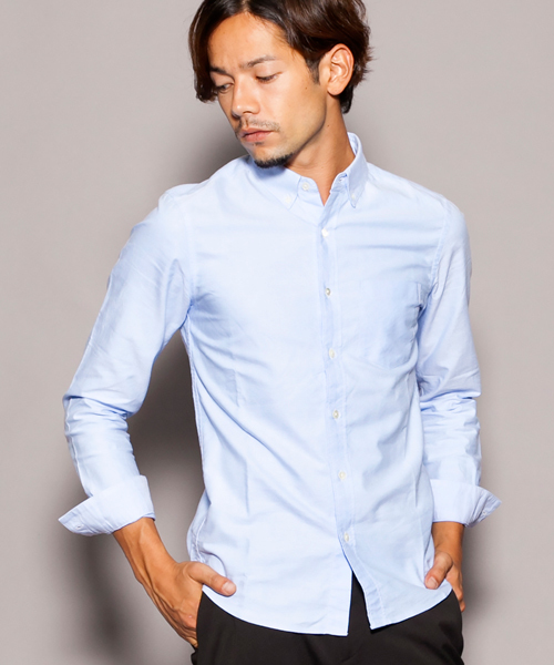 BEAUTY&YOUTH UNITED ARROWS(ビューティーアンドユースユナイテッドアローズ)の「【WEB限定】by ∴ タイニー オックスフォード ボタンダウンシャツ◆(シャツ/ブラウス・メンズ・ホワイト/ネイビー/コバルトブルー/パープル/ブラック・SMALL/MEDIUM/LARGE)」の22枚目の写真