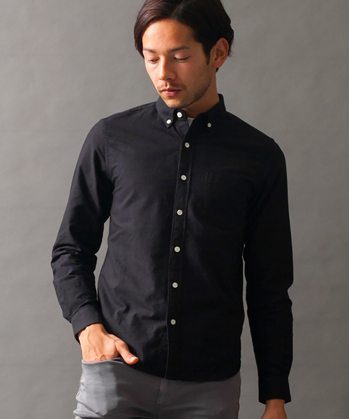 BEAUTY&YOUTH UNITED ARROWS(ビューティーアンドユースユナイテッドアローズ)の「【WEB限定】by ∴ タイニー オックスフォード ボタンダウンシャツ◆(シャツ/ブラウス・メンズ・ホワイト/ネイビー/コバルトブルー/パープル/ブラック・SMALL/MEDIUM/LARGE)」の17枚目の写真