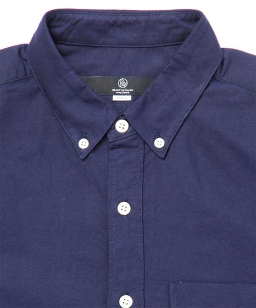 BEAUTY&YOUTH UNITED ARROWS(ビューティーアンドユースユナイテッドアローズ)の「【WEB限定】by ∴ タイニー オックスフォード ボタンダウンシャツ◆(シャツ/ブラウス・メンズ・ホワイト/ネイビー/コバルトブルー/パープル/ブラック・SMALL/MEDIUM/LARGE)」の15枚目の写真