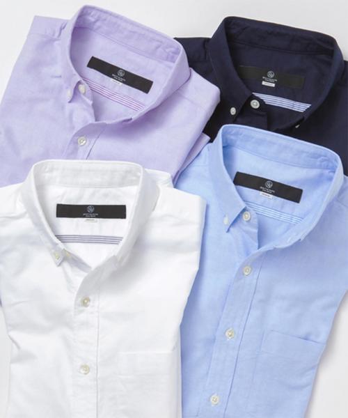 BEAUTY&YOUTH UNITED ARROWS(ビューティーアンドユースユナイテッドアローズ)の「【WEB限定】by ∴ タイニー オックスフォード ボタンダウンシャツ◆(シャツ/ブラウス・メンズ・ホワイト/ネイビー/コバルトブルー/パープル/ブラック・SMALL/MEDIUM/LARGE)」の7枚目の写真