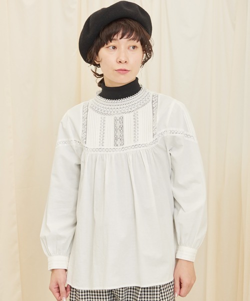 アンティークレース ピンタックブラウス シャツ ブラウス Lene レネ のファッション通販 Zozotown