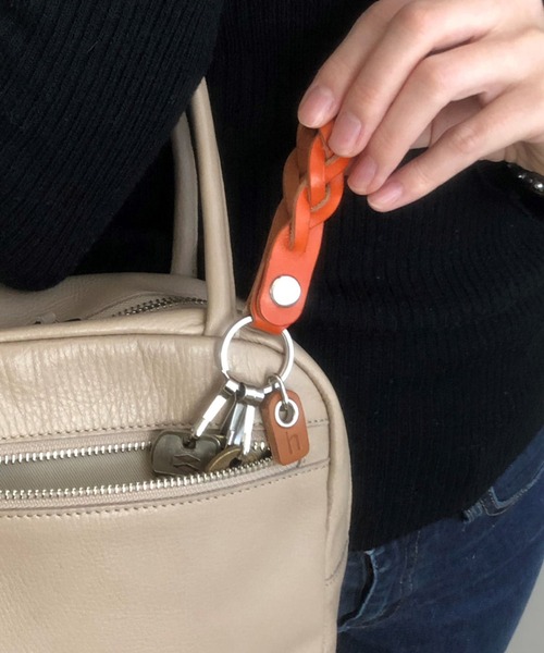 セール】【Hawk Company】UKサドルレザーキーホルダー/6268-1