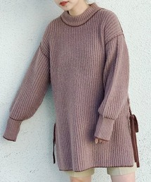 Kastane | ハンド刺繍パイピングニット(ニット/セーター)
