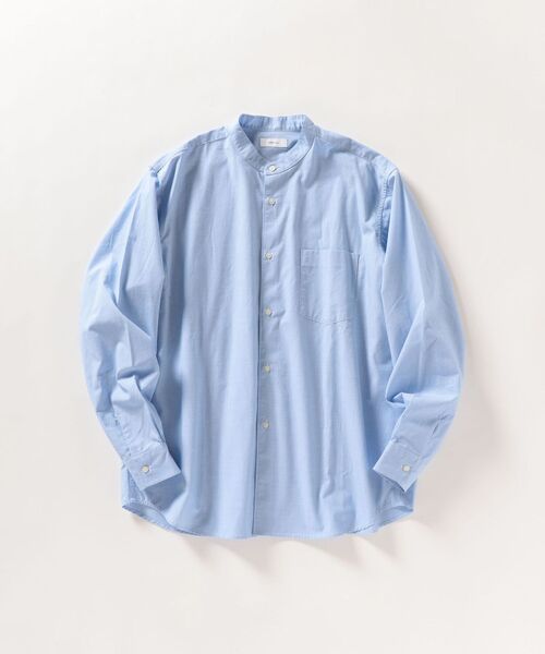 SHIPS any（シップス エニィ）の「【WEB限定】SHIPS any: 2枚パック バンドカラー シャツ◇（シャツ/ブラウス・メンズ・ライトブルー/ベージュ/カーキ/ライトグリーン/ホワイト系その他/ホワイト系その他2/ホワイト系その他3/ホワイト系その他4・SMALL/MEDIUM/LARGE/X-LARGE）」の10枚目の写真