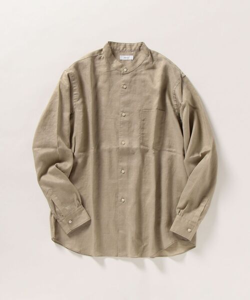 SHIPS any（シップス エニィ）の「【WEB限定】SHIPS any: 2枚パック バンドカラー シャツ◇（シャツ/ブラウス・メンズ・ライトブルー/ベージュ/カーキ/ライトグリーン/ホワイト系その他/ホワイト系その他2/ホワイト系その他3/ホワイト系その他4・SMALL/MEDIUM/LARGE/X-LARGE）」の22枚目の写真