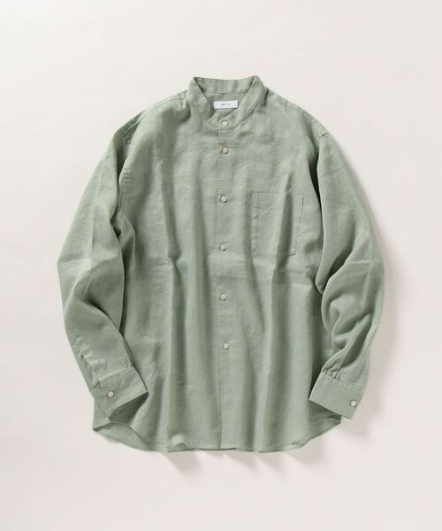 SHIPS any（シップス エニィ）の「【WEB限定】SHIPS any: 2枚パック バンドカラー シャツ◇（シャツ/ブラウス・メンズ・ライトブルー/ベージュ/カーキ/ライトグリーン/ホワイト系その他/ホワイト系その他2/ホワイト系その他3/ホワイト系その他4・SMALL/MEDIUM/LARGE/X-LARGE）」の17枚目の写真