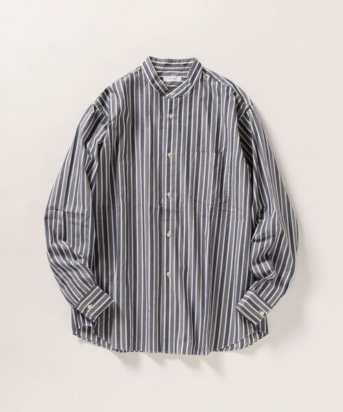 SHIPS any（シップス エニィ）の「【WEB限定】SHIPS any: 2枚パック バンドカラー シャツ◇（シャツ/ブラウス・メンズ・ライトブルー/ベージュ/カーキ/ライトグリーン/ホワイト系その他/ホワイト系その他2/ホワイト系その他3/ホワイト系その他4・SMALL/MEDIUM/LARGE/X-LARGE）」の12枚目の写真