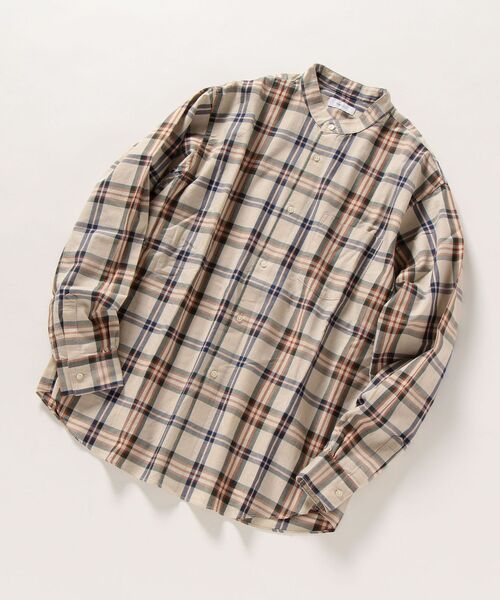 SHIPS any（シップス エニィ）の「【WEB限定】SHIPS any: 2枚パック バンドカラー シャツ◇（シャツ/ブラウス・メンズ・ライトブルー/ベージュ/カーキ/ライトグリーン/ホワイト系その他/ホワイト系その他2/ホワイト系その他3/ホワイト系その他4・SMALL/MEDIUM/LARGE/X-LARGE）」の19枚目の写真