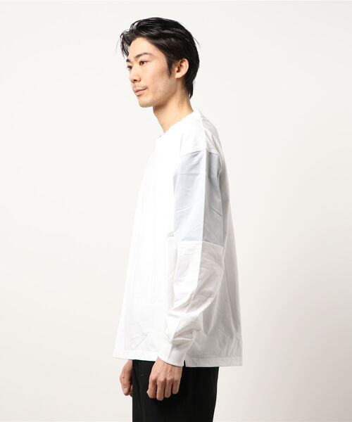 JOINT WORKS（ジョイントワークス）の「【SUPERTHANKS/スーパーサンクス】BIG LONG TEE（スウェット・メンズ・ピンク/ホワイト・MEDIUM/LARGE）」の3枚目の写真