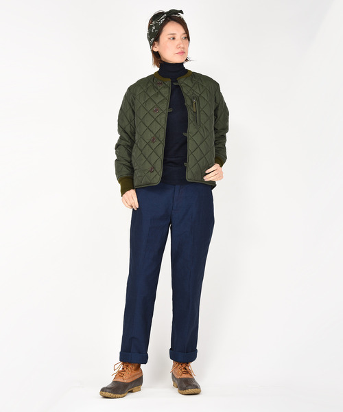 45R（フォーティファイブアール）の「お米サテンのスラックス（デニムパンツ・レディース・インディゴブルー・X-LARGE/MEDIUM/LARGE）」の9枚目の写真