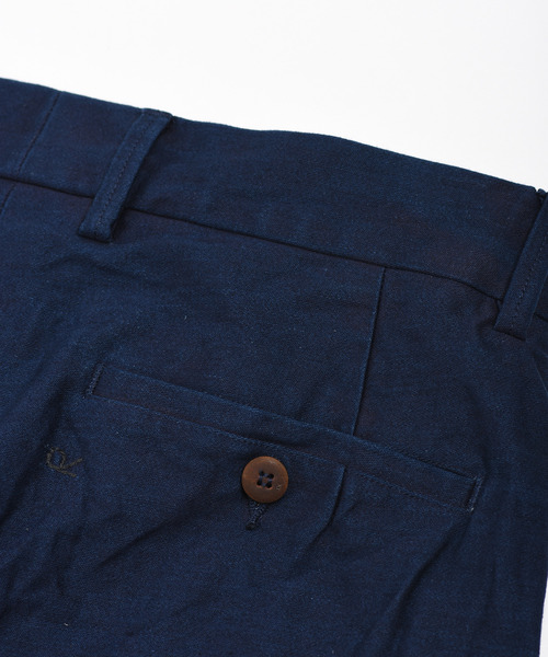 45R（フォーティファイブアール）の「お米サテンのスラックス（デニムパンツ・レディース・インディゴブルー・X-LARGE/MEDIUM/LARGE）」の6枚目の写真