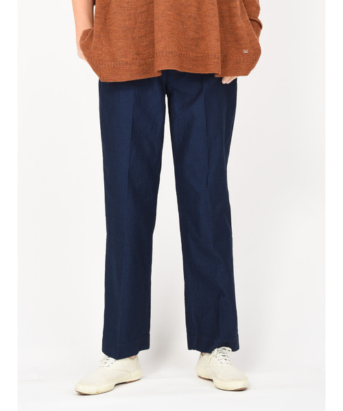 45R（フォーティファイブアール）の「お米サテンのスラックス（デニムパンツ・レディース・インディゴブルー・X-LARGE/MEDIUM/LARGE）」の10枚目の写真