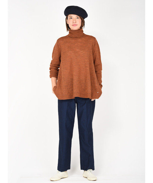 45R（フォーティファイブアール）の「お米サテンのスラックス（デニムパンツ・レディース・インディゴブルー・X-LARGE/MEDIUM/LARGE）」の7枚目の写真