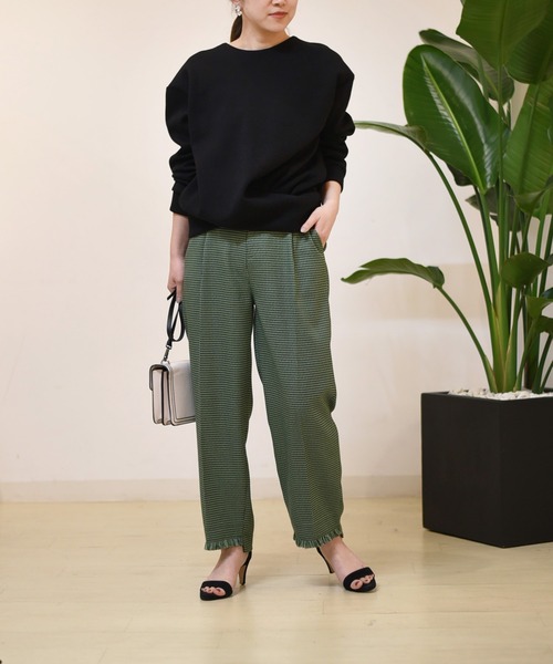 Eimee Law（エイミーロウ）の「カシュクールTOPS（Tシャツ/カットソー・レディース・グレー/ベージュ/ブラック・38）」の16枚目の写真