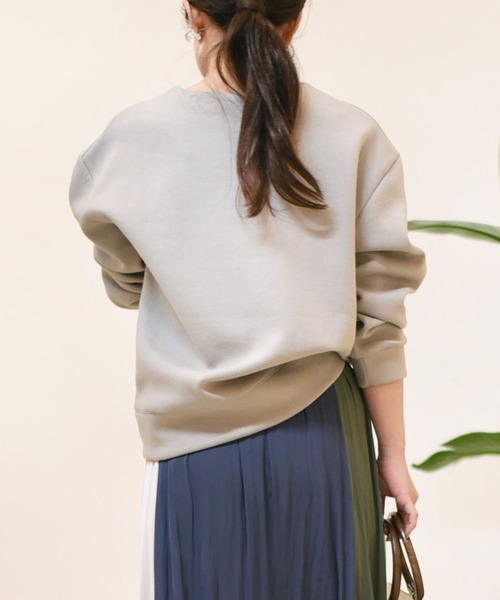 Eimee Law（エイミーロウ）の「カシュクールTOPS（Tシャツ/カットソー・レディース・グレー/ベージュ/ブラック・38）」の6枚目の写真