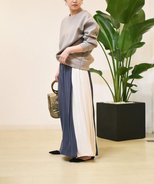Eimee Law（エイミーロウ）の「カシュクールTOPS（Tシャツ/カットソー・レディース・グレー/ベージュ/ブラック・38）」の8枚目の写真