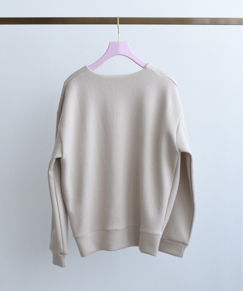 Eimee Law（エイミーロウ）の「カシュクールTOPS（Tシャツ/カットソー・レディース・グレー/ベージュ/ブラック・38）」の13枚目の写真