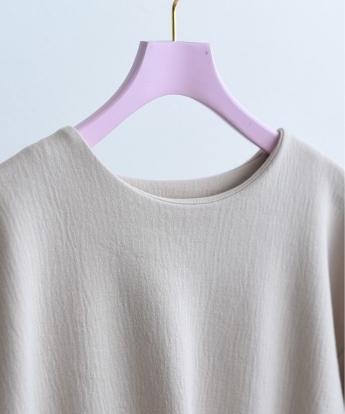 Eimee Law（エイミーロウ）の「カシュクールTOPS（Tシャツ/カットソー・レディース・グレー/ベージュ/ブラック・38）」の15枚目の写真