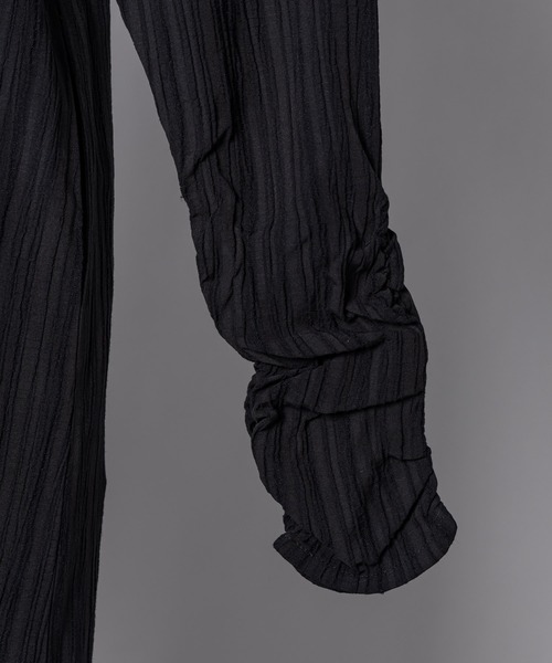 INTER FACTORY（インターファクトリー）の「WEARISTA maiko - ３wayポケット付Iラインワンピース　made in INTER FACTORY（シャツワンピース・レディース・ブラック/グレイッシュベージュ/キャメル・FREE）」の17枚目の写真