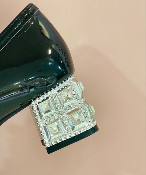 En Punto（エンプント）の「【ラスト１】ビジューミドルヒールローファー（パンプス・レディース・アイボリー/ブラック系1/ブラック系8・22.5cm/23.0cm/23.5cm/24.0cm/24.5cm）」の10枚目の写真