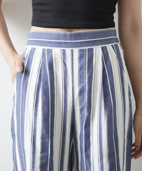 Ocean Pacific(オーシャンパシフィック)の「【OP / オーピー】レディースワイドロングパンツ(その他パンツ・レディース・モカ/ネイビー/ブラック×ブルー・MEDIUM/LARGE/X-LARGE)」の10枚目の写真