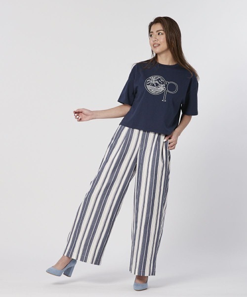 Ocean Pacific(オーシャンパシフィック)の「【OP / オーピー】レディースワイドロングパンツ(その他パンツ・レディース・モカ/ネイビー/ブラック×ブルー・MEDIUM/LARGE/X-LARGE)」の15枚目の写真