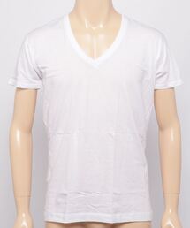 Perfect Suit FActory（パーフェクトスーツファクトリー）の「綿100％天竺半袖Vネック（インナーウェア/肌着・メンズ）」